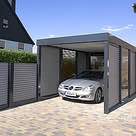 Carport geschlossen: die optimale Kombinationslsung